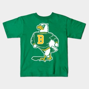 Brockport Golden Eagles Mascot Kids T-Shirt